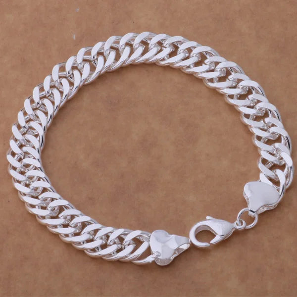 New 925 Sterling Silver Bracelet Bead High Quality Romance Chain For Women Fashion Engagement Party Wedding Jewelry Gift