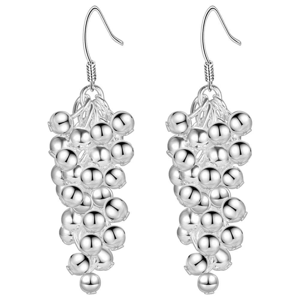 NEW 925 Sterling Silver Earrings Hot Hearts For Women Exquisite Student Girlfriend Jewelry Accessories Wedding Fashion Gift