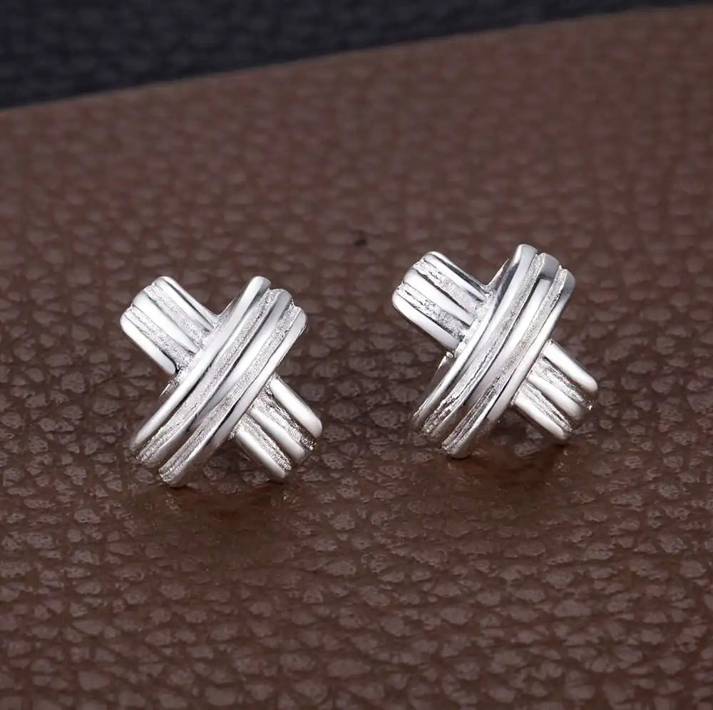 NEW 925 Sterling Silver Earrings Hot Hearts For Women Exquisite Student Girlfriend Jewelry Accessories Wedding Fashion Gift