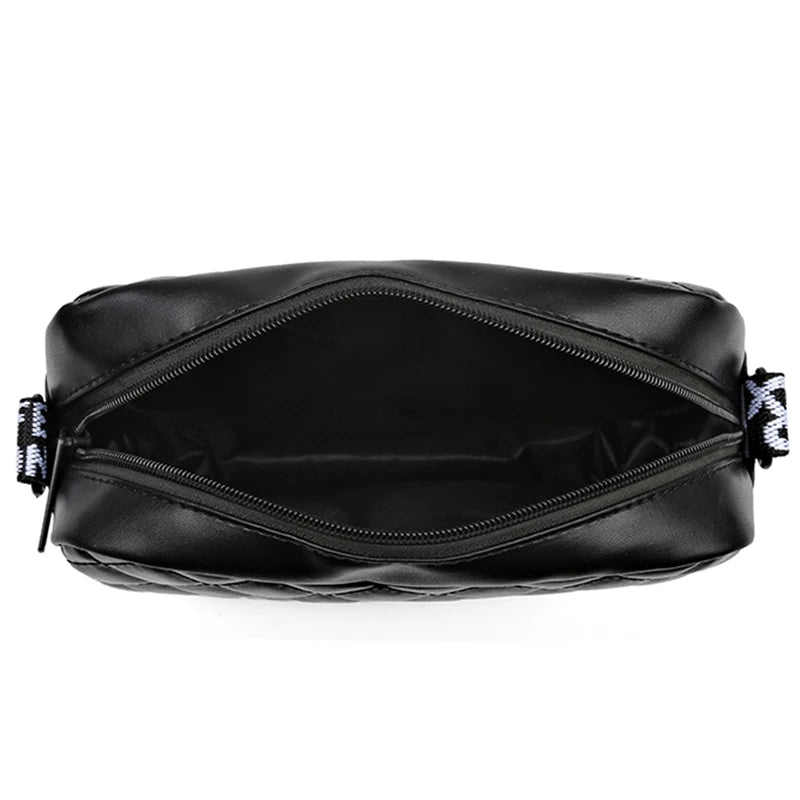 Neutral style shoulder bag for men and women, mother and child, single-layer pocket, solid color PU material