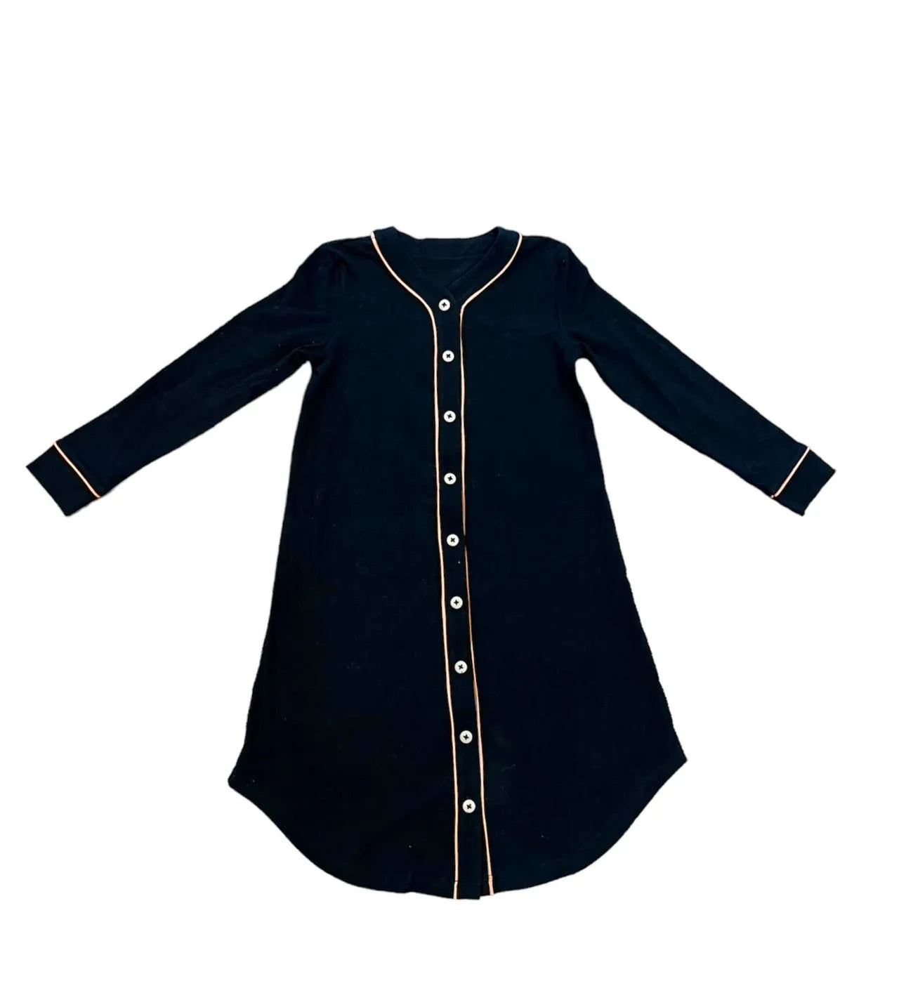 AS boy girl button pjs long sleeve autumn winter dress