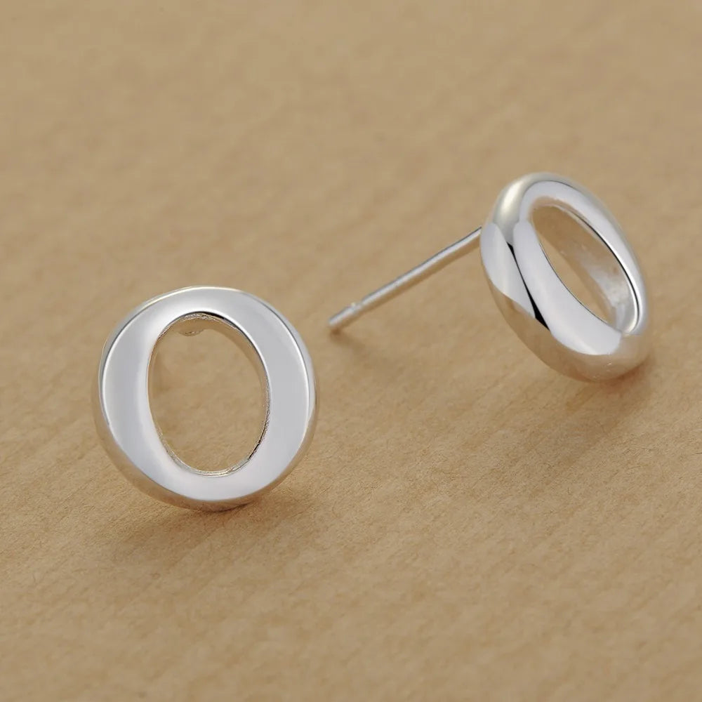 NEW 925 Sterling Silver Earrings Hot Hearts For Women Exquisite Student Girlfriend Jewelry Accessories Wedding Fashion Gift