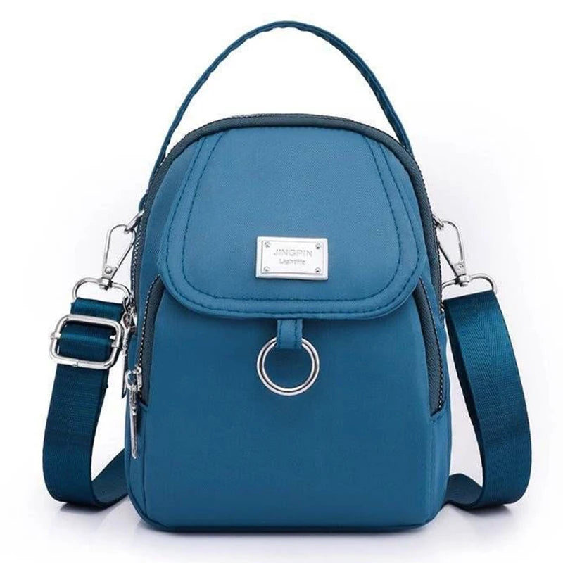Oxford fabric crossbody bag, single shoulder strap, suitable for both men and women, versatile canvas small bag