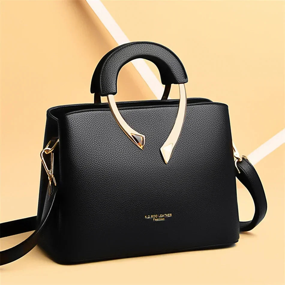 Luxury Designer High Quality Leather Bags Casual Crossbody Shoulder Bags for Women Totes Bags Sac A Main Bolsas Female Hand Bag
