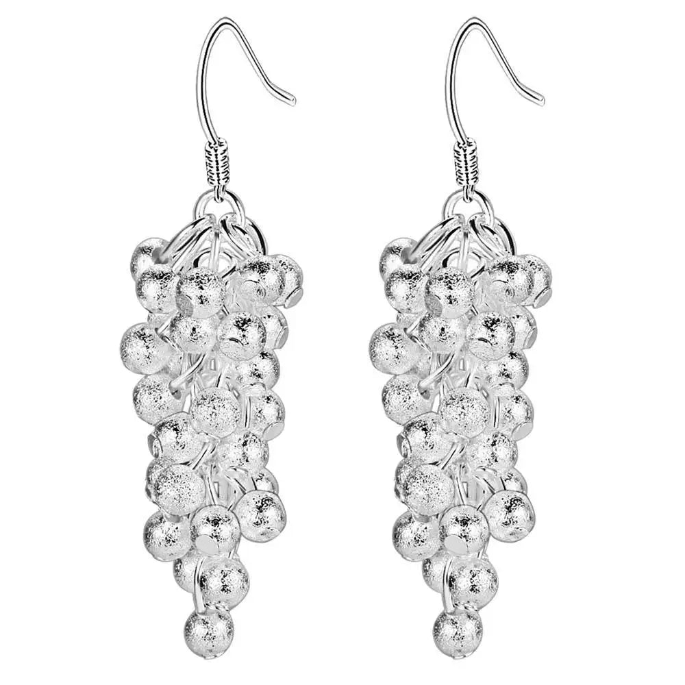 NEW 925 Sterling Silver Earrings Hot Hearts For Women Exquisite Student Girlfriend Jewelry Accessories Wedding Fashion Gift