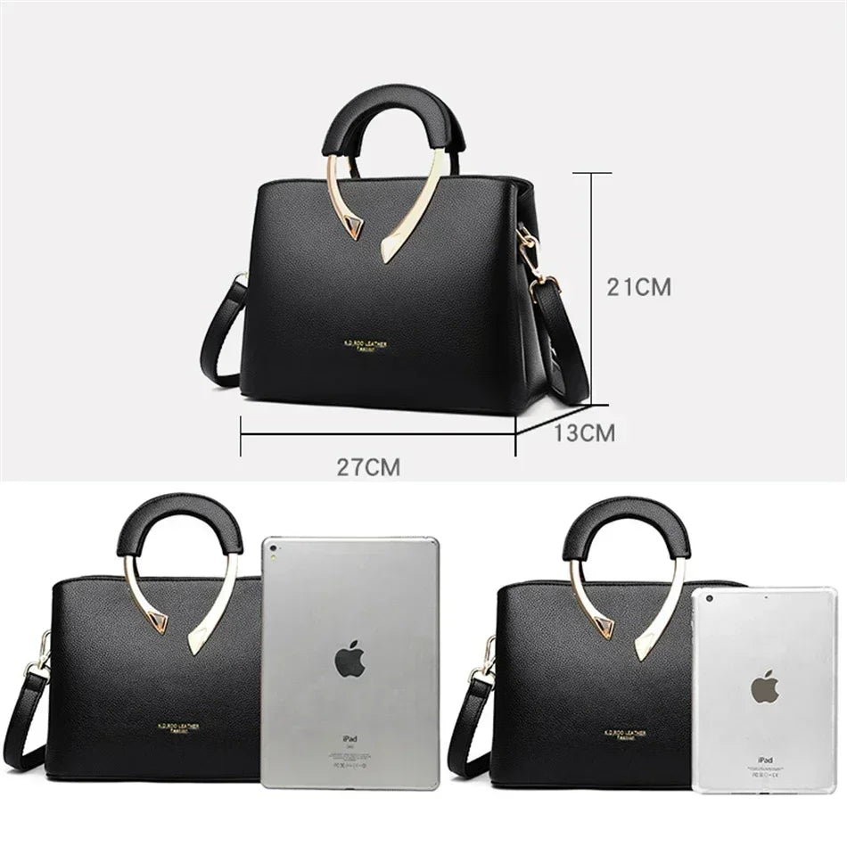 Luxury Designer High Quality Leather Bags Casual Crossbody Shoulder Bags for Women Totes Bags Sac A Main Bolsas Female Hand Bag