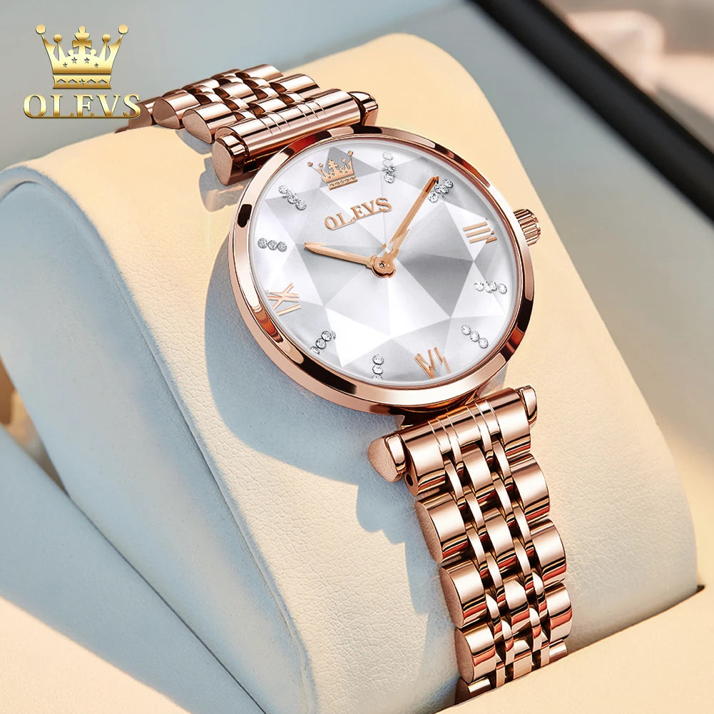OLEVS Luxury Jewel часы женские наручные Waterproof stainless steel watches for woman Fashion Original reloj