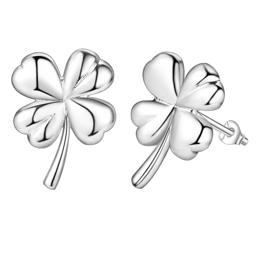 NEW 925 Sterling Silver Earrings Hot Hearts For Women Exquisite Student Girlfriend Jewelry Accessories Wedding Fashion Gift
