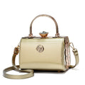 Women Patent Leather Fashion Handbags Elegant Exquisite Portable Shoulder Bag Top-handle Diamond Ladies Bag Wedding Party Bags