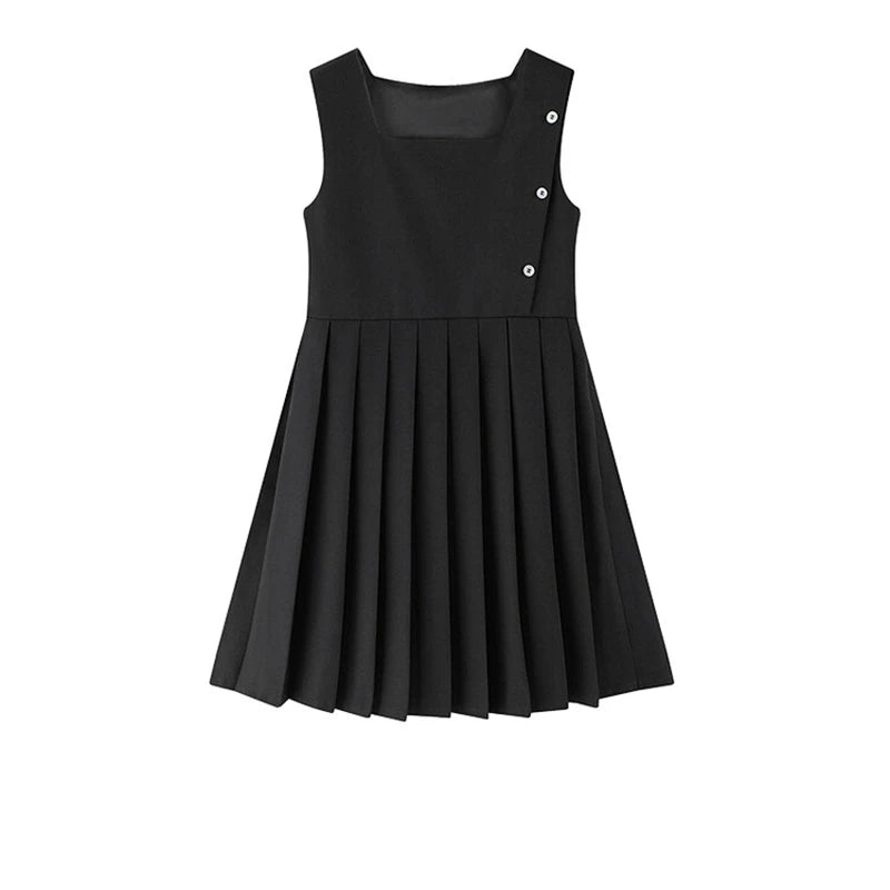 Preppy Young Girls Blazer Dress For Child School Occasion Costumes Elegant Girls Suit Formal Pleated Dress 4 5 6 8 9 10 11 12 14