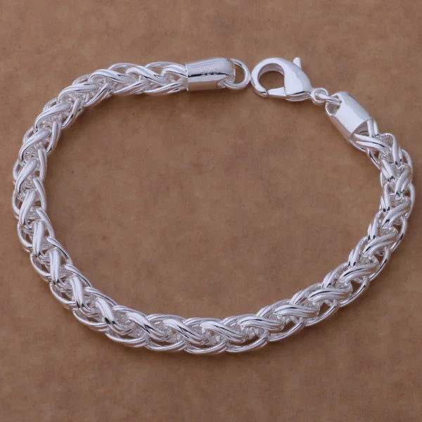 New 925 Sterling Silver Bracelet Bead High Quality Romance Chain For Women Fashion Engagement Party Wedding Jewelry Gift