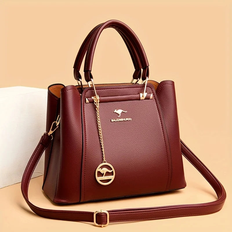 [Chic Tote Bag] Versatile Chic Black Tote Bag for Women | Polyester Lined, Zip Closure, Casual Style - Perfect for Everyday Use