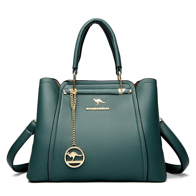 Luxury Handbags Women Bags Designer 3 Layers Soft Leather Shoulder Crossbody Sac Ladies Large Capacity Shopping Messenger Tote