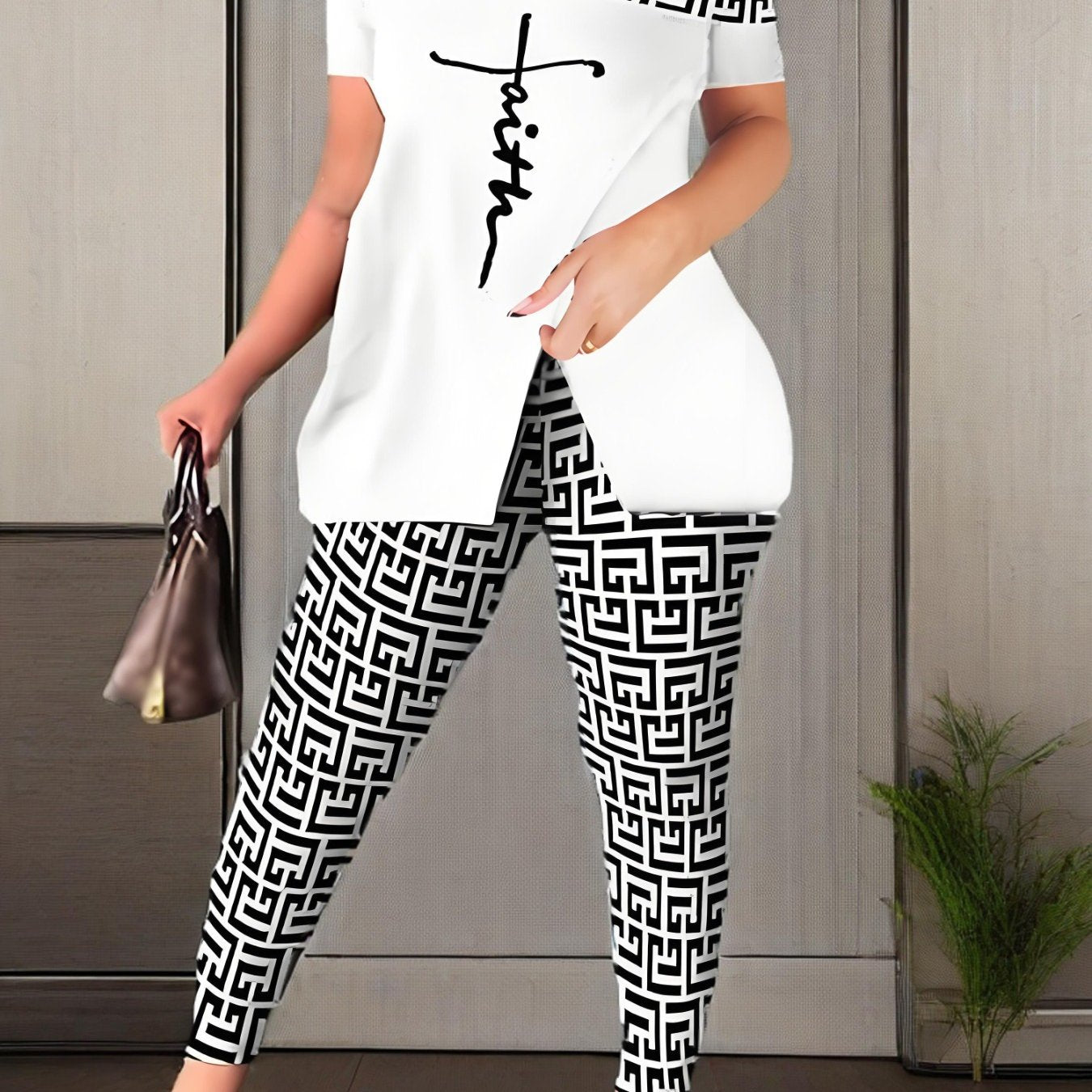 2pcs Outfits for Women Casual 2pcs Outfits Off Shoulder Sets Pants Suit for Women Suitable for Spring And Summer, Pant Suits for Women, Womens Trouser Suits, Pant Suits for Women, White Pants for Women Elegant Classy, Trendy