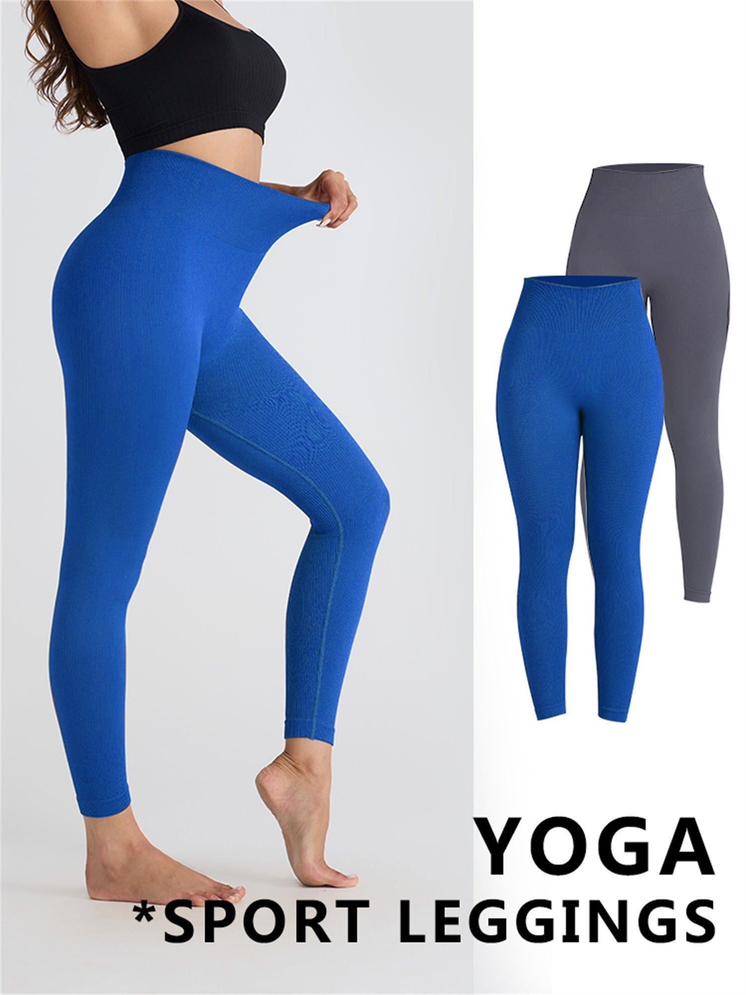 COODO Sporty High Stretch Leggings, Ladies Sportswear, Yoga Pants, Workout Leggings, Gym Outfits for Women, Fall Outfits, High Stretch Design, Fashionable and Comfortable, 2024 Fall Women's High Waist Sports Leggings