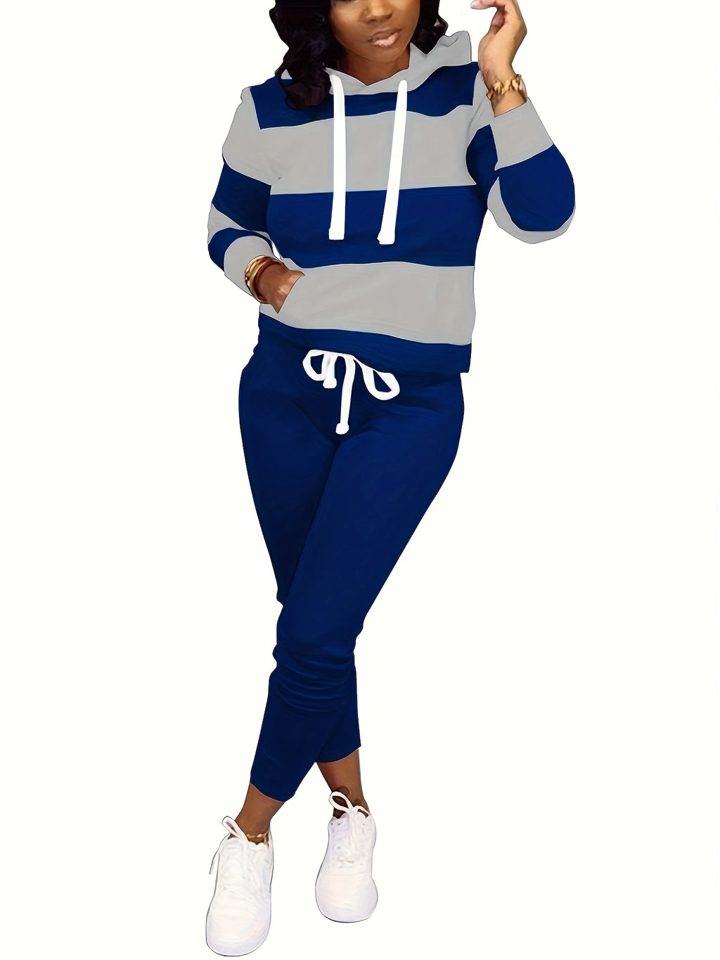 Two Piece Outfits for Women Casual Jogging Suit Set Long Sleeve Sweatshirt And Sweatpants Athletic Loungewear Set Sweatpants for Women Winter for Women Women Pink Jogging Set