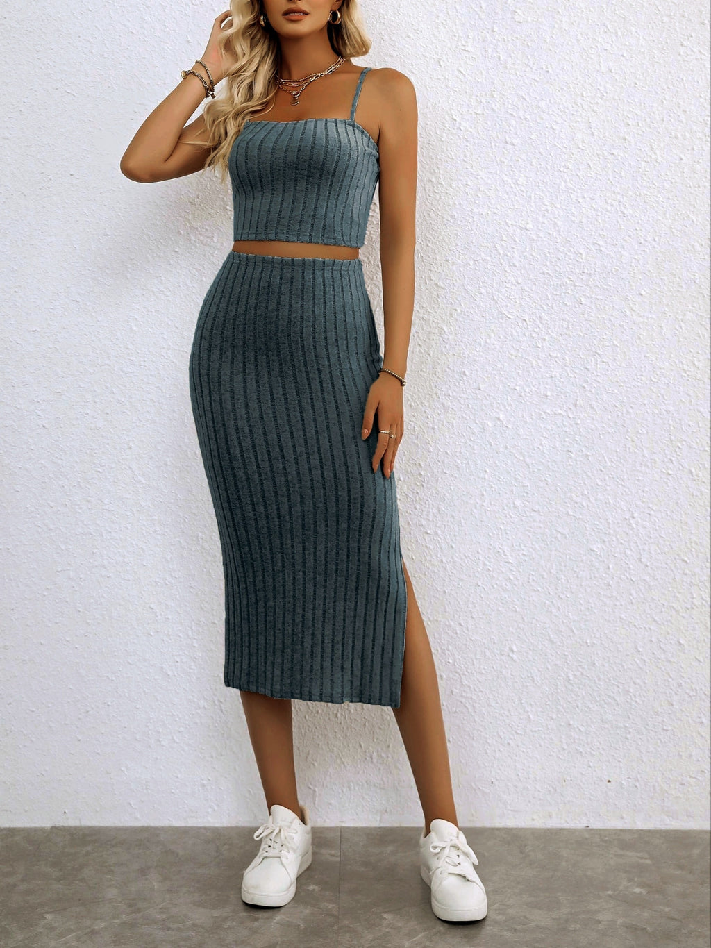 Sexy Two-Piece Dress + Straps, Formal Dresses for Women, Party Dresses for Women