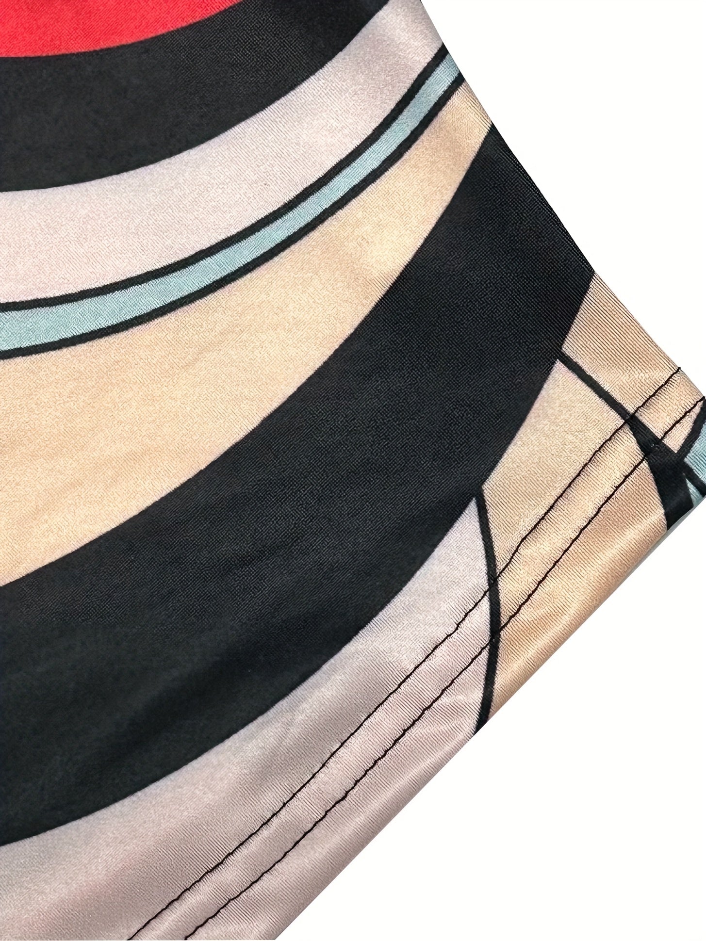 Colorful Summer Outfits for Women, Featuring a Street-Style Colorblock Suit Set with an O-Neck Long Sleeve Crop Top And Fitted Long Pants, Perfect for Casual Wear.