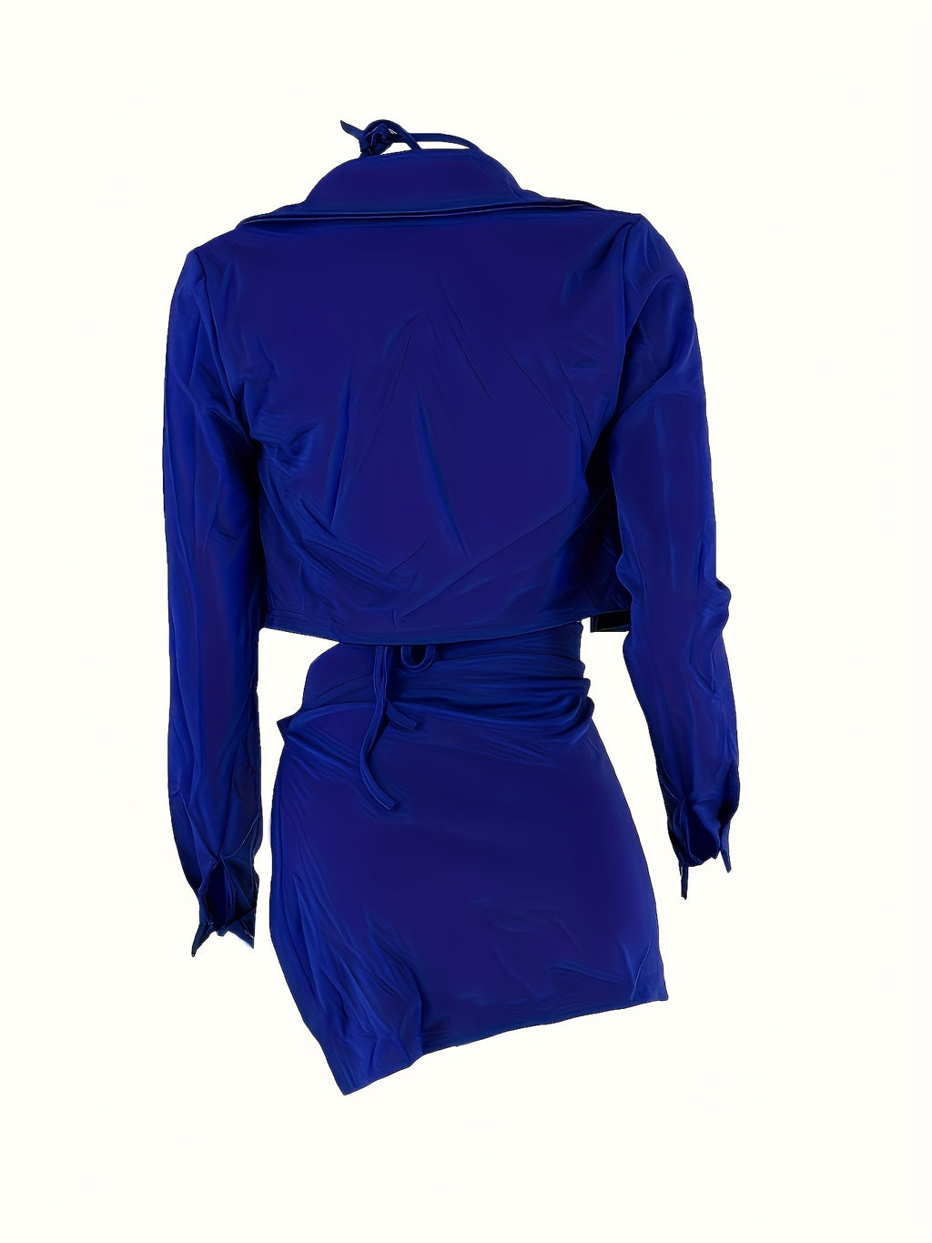 Women's 3pcs Bra Tops Cardigan Jackets Bodycon Split Skirts Sexy Nightclub Party Dress Outifts Set Sets Summer Sexy Cardigan Bodycon Skirt Solid Color Crop Cami Top Sexy 2pcs Club Outfits for Women Mini Skirt Sets Summer Crop
