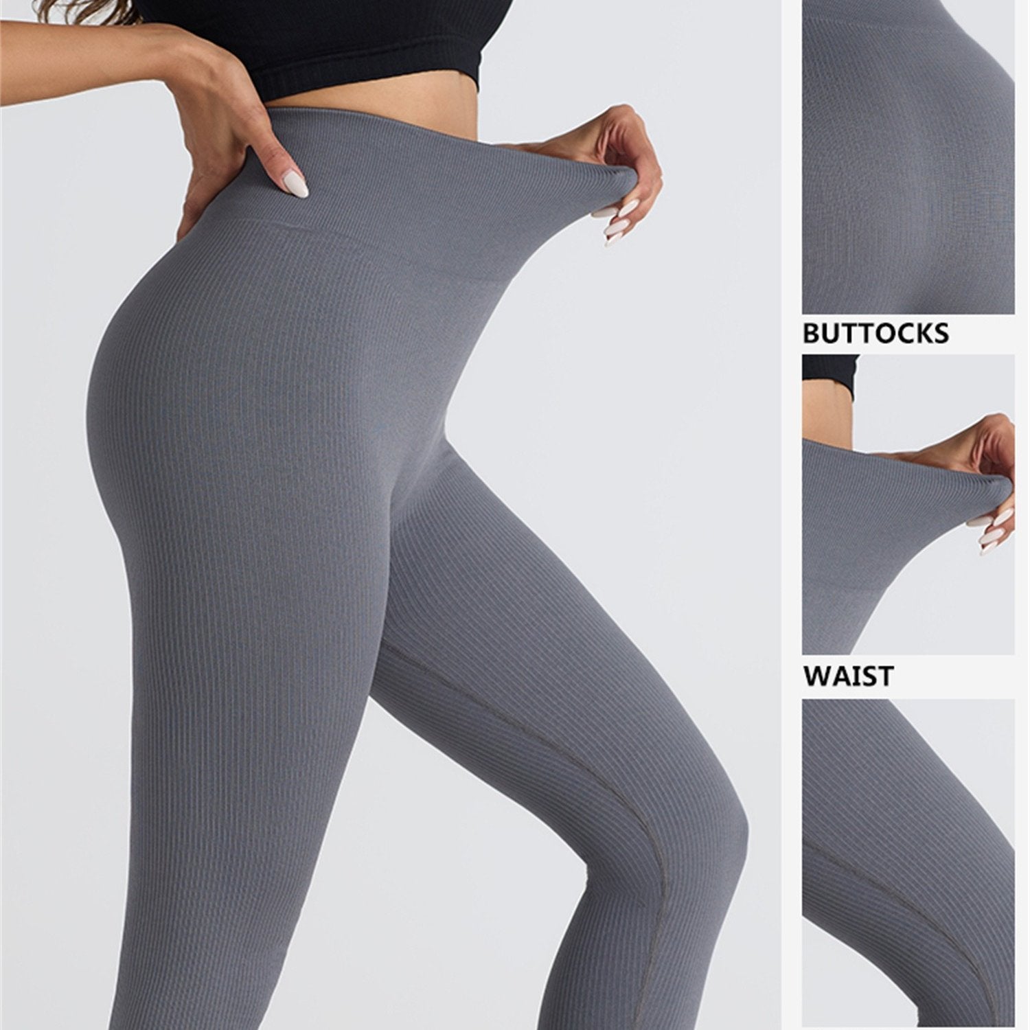 COODO Sporty High Stretch Leggings, Ladies Sportswear, Yoga Pants, Workout Leggings, Gym Outfits for Women, Fall Outfits, High Stretch Design, Fashionable and Comfortable, 2024 Fall Women's High Waist Sports Leggings